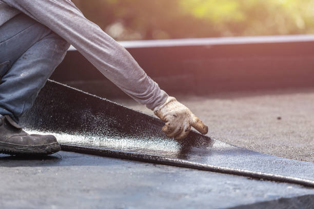 Professional Waterproofing technician working in Liberty, KY